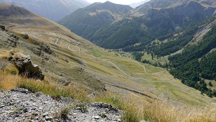 Südost-Rampe des Col de la Bonette