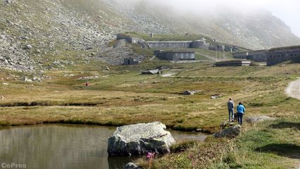 Auf der Passhöhe des Berninapasses